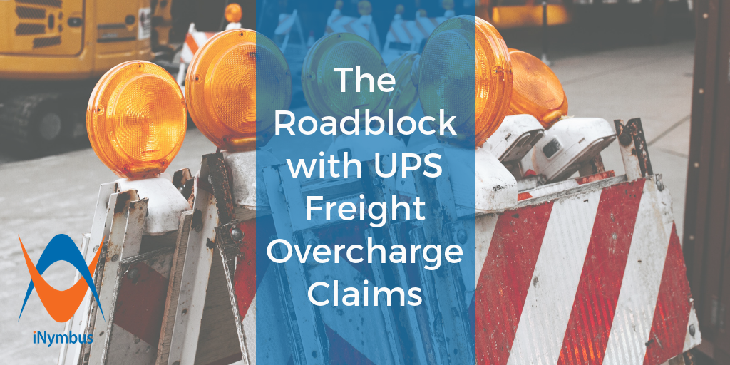 The Roadblock with UPS Freight Overcharge Claims Blog Header 1024 x 512 - Oct 2018