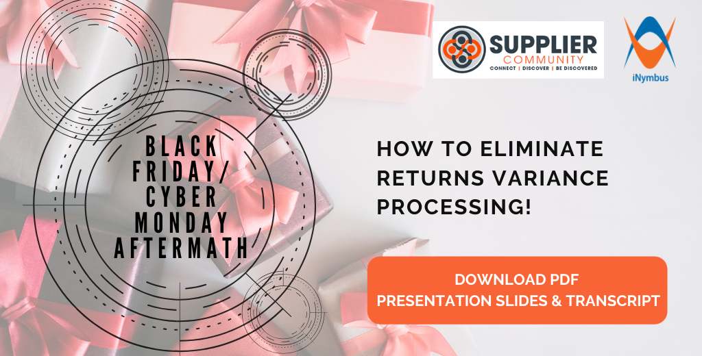 blog iNymbus Supplier Comm returns variance